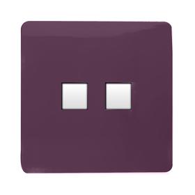 ART-2TLPPL  Twin Telephone Plum